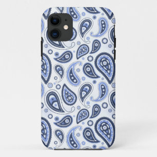 Blue Paisley Pattern Case-Mate iPhone Hülle
