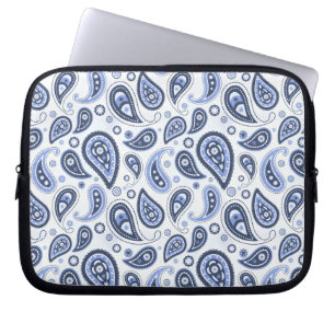 Blue Paisley Pattern Laptopschutzhülle