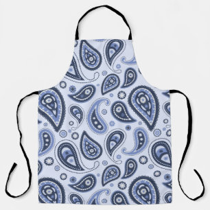 Blue Paisley Pattern Schürze