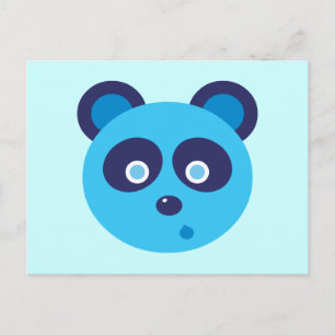 Blue Panda Postkarte