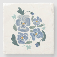 Blue Pansy Blume Ästhetische Stiefmütterchen