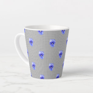 Blue Pansy Milchtasse