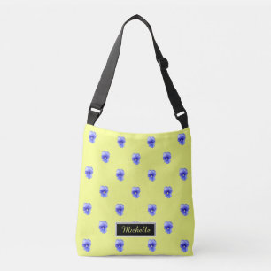 Blue Pansy Personalisierte Tasche