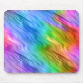 Blue Pansy Wavy Texture Mousepad