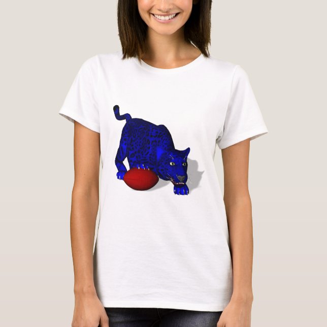 Blue Panther Mascot T-Shirt (Vorderseite)
