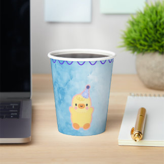 Blue Paper Cup für Kinder Pappbecher