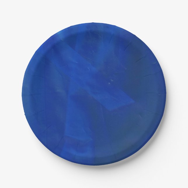 Blue Paper-Teller Pappteller (Vorderseite)