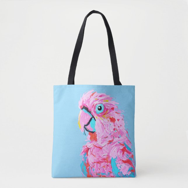 Blue Parrot Tote Bag (Vorderseite)