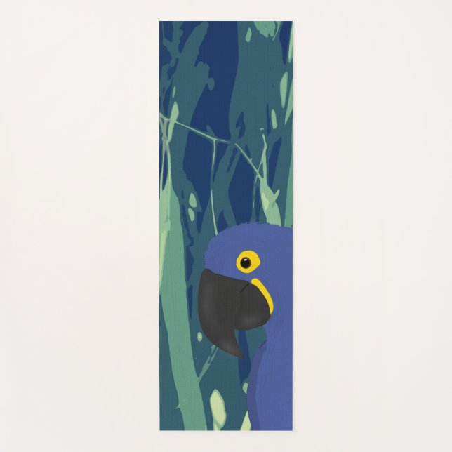 Blue Parrot Yoga Mat Yogamatte (Vorderseite)