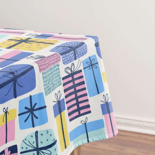 Blue Party Gift Tablecloth Tischdecke (Beispiel)