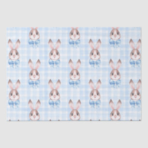 Blue Pastel Bunny Rabbit Geschenk Seidenpapier