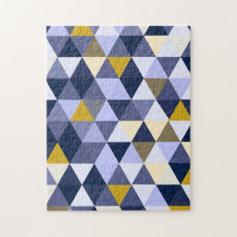 Blue Pattern Illustration Spaß Herausforderung für Puzzle