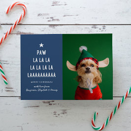 Blue Paw La La La Pet Weihnachten