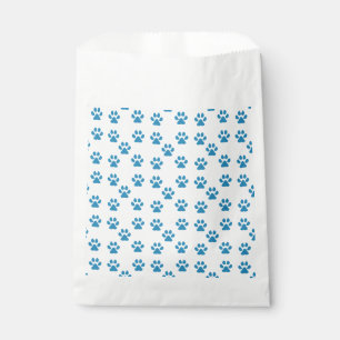 Blue Pawprints Geschenktütchen