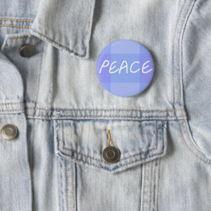 Blue Peace Button