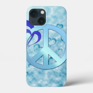 Blue Peace iPhone 13 Mini Hülle