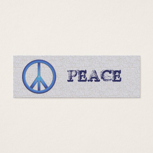 Blue Peace Lesezeichen (Vorderseite)