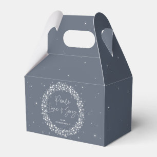 Blue Peace Liebe+Frohe Weihnachten Funkelnde Licht Geschenkschachtel