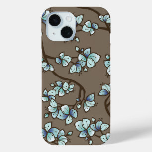 Blue Peach Cherry Blossom Parco Tassino Case-Mate iPhone Hülle