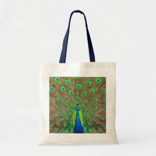Blue Peacock #3 Tote Bag Tragetasche