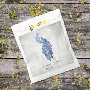 Blue Peacock Gastgeschenk Hochzeit Bag Geschenktütchen