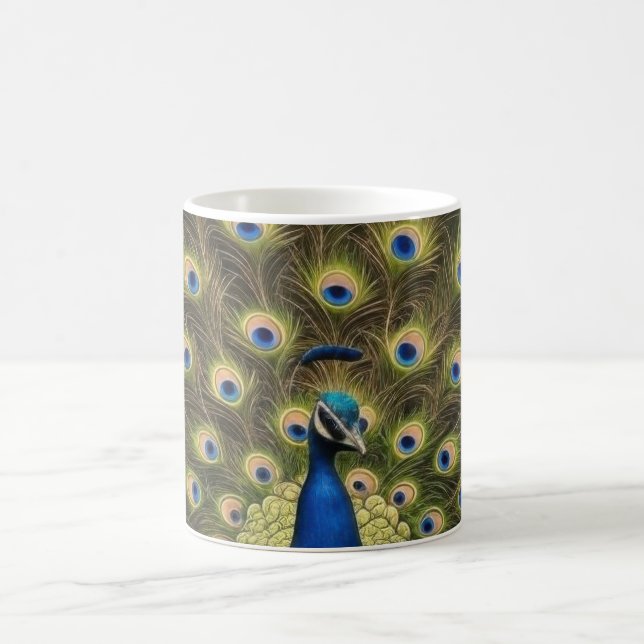Blue Peacock Kaffeetasse (Mittel)