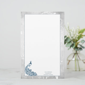 Blue Peacock Stationery Briefpapier