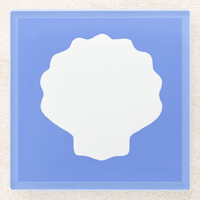Blue Pearl Glass Untersetzer (Vorderseite)