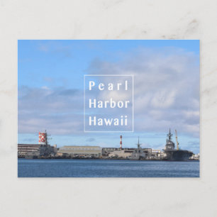 blue Pearl Harbor postcard Postkarte