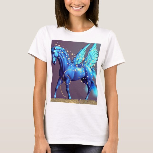 blue pegasso T-Shirt (Vorderseite)