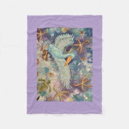 blue pelican fleecedecke