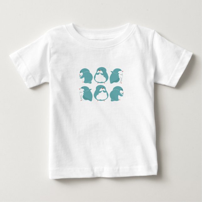 Blue Penguin Baby T-shirt (Vorderseite)