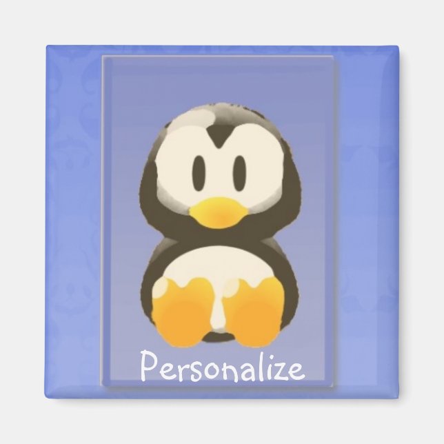 Blue Penguin Magnet (Vorne)