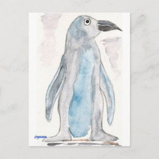 Blue Penguin Postkarte