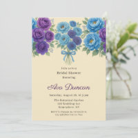 Blue Peony & Fig Lila Rose Brautparty