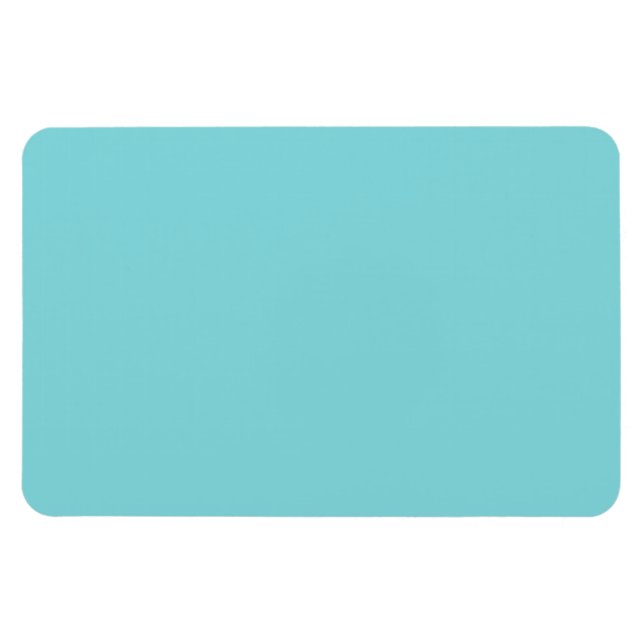 Blue Personalisiert Aqua Aquamariner Hintergrund a Magnet (Horizontal)