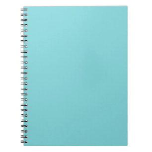 Blue Personalisiert Aqua Aquamariner Hintergrund a Notizblock