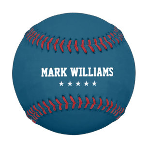 Blue Personalisiert Baseball