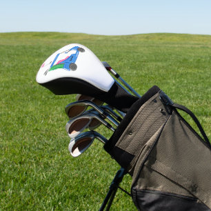Blue Personalisiert Golf Cart Golf Head Cover Headcover