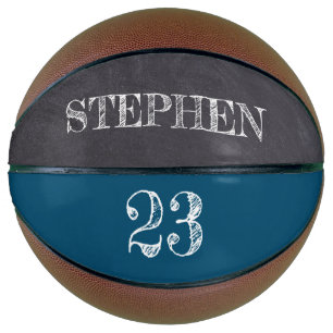 Blue Personalisiert Name Ball Player Nummernätzun Basketball