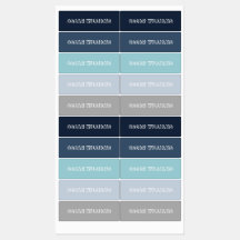 Blue Personalisiert Name School Wasserdichte Kleid