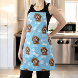 Blue Personalisiert Pet Foto Dog Lover Instagram Schürze<br><div class="desc">Zeigen Sie Ihre Liebe für Ihren Pelzbegleiter mit dem Design "Niedliche Liebe Pfoten Print Dog Lover Pet Foto" ab. Dieses personalisierte Produkt ermöglicht es Ihnen, Ihr Lieblings-Foto zu zeigen und so eine herzzerwärmende Hommage an Ihren geliebten Hund zu schaffen. Mit einem bezaubernden Pfotenmotiv und anpassbaren Optionen ist es das perfekte...</div>