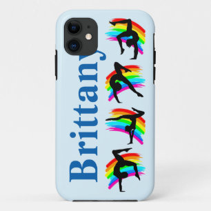 BLUE PERSONALISIERT RAINBOW GYMNAST IPHONE FALL Case-Mate iPhone HÜLLE