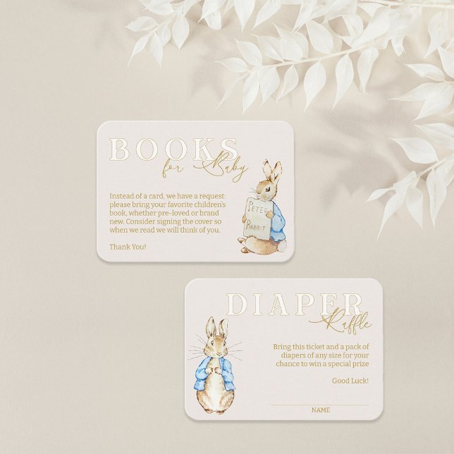 Blue Peter the Rabbit Baby Duwer Diaper Raffle Begleitkarte (Von Creator hochgeladen)