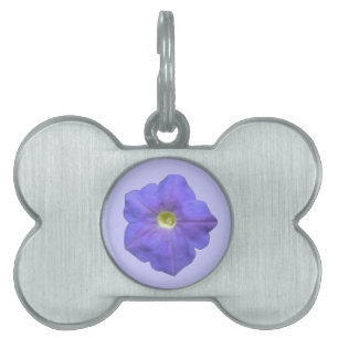 Blue Petunia Pet Tag Tiermarke