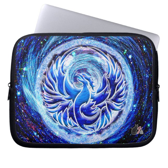 Blue Phoenix 10" Laptopschutzhülle (Vorderseite)