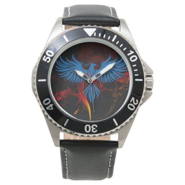 Blue Phoenix Armbanduhr (Vorderseite)