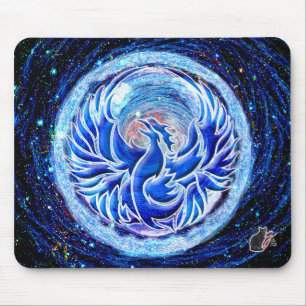 Blue Phoenix Mousepad