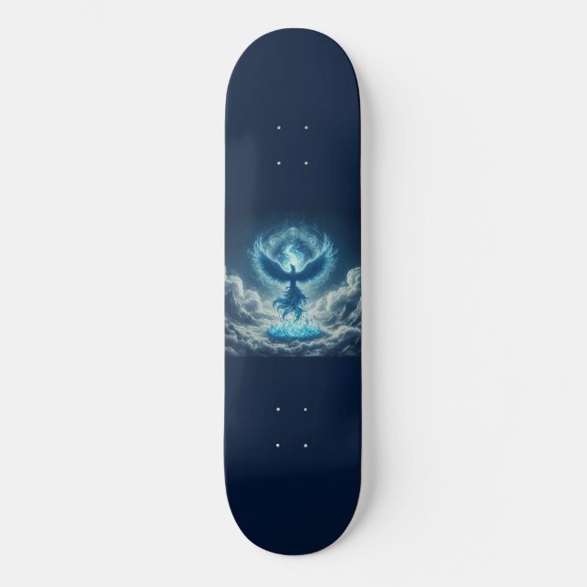 Blue Phoenix Skateboard (Vorderseite)