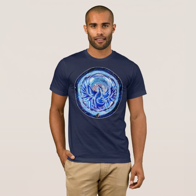 Blue Phoenix T - Shirt (Vorne ganz)
